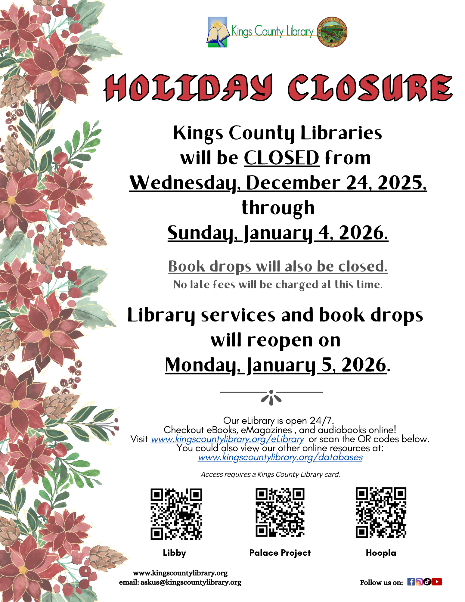 Holiday Closure