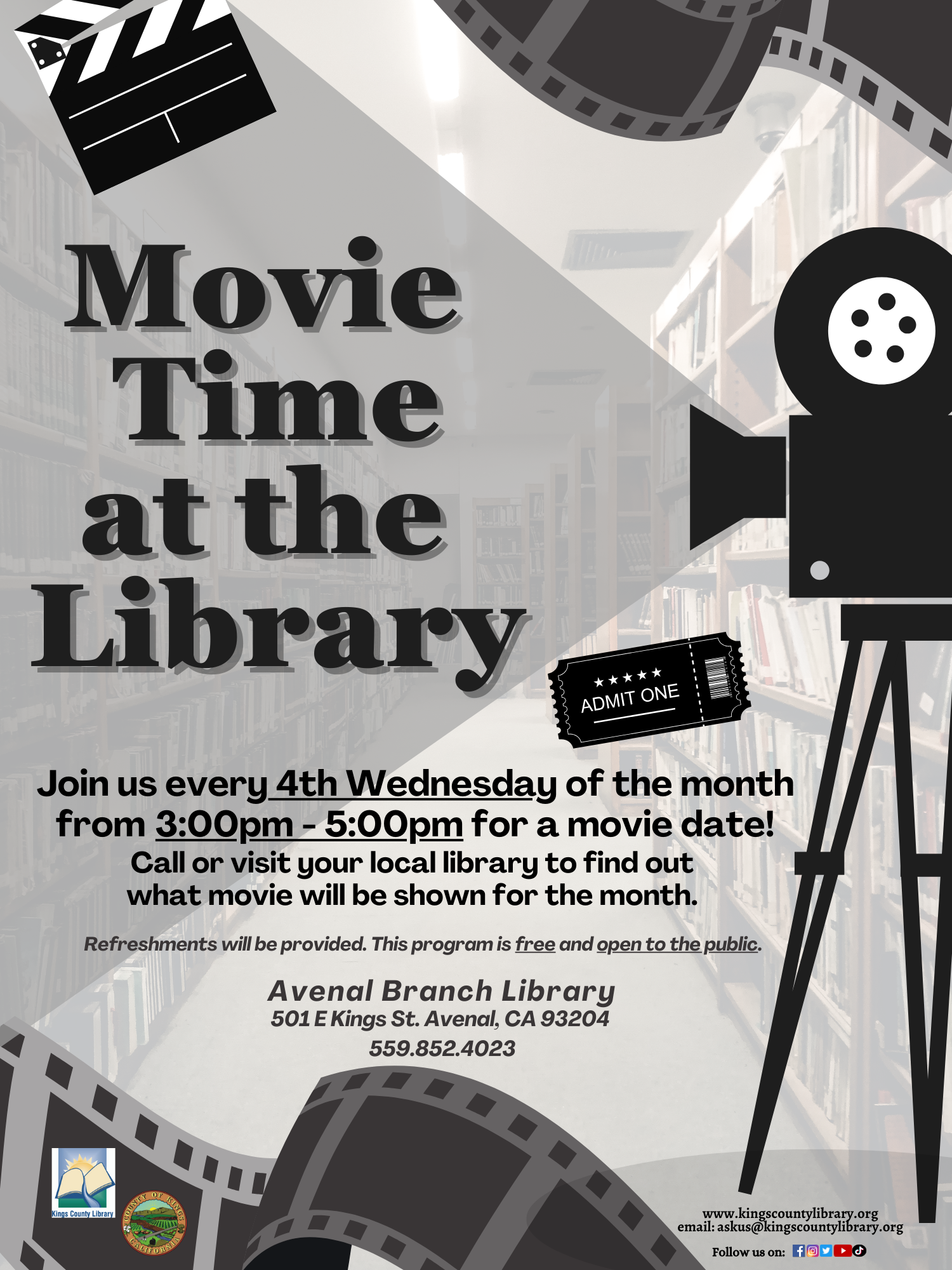 Movie Time at the Library