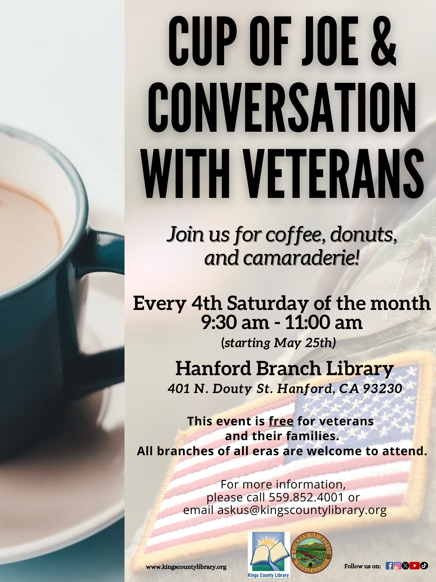 Cup of Joe & Conversation with Veterans